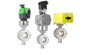 Ball sector valves