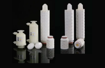 Pleated liquid filters